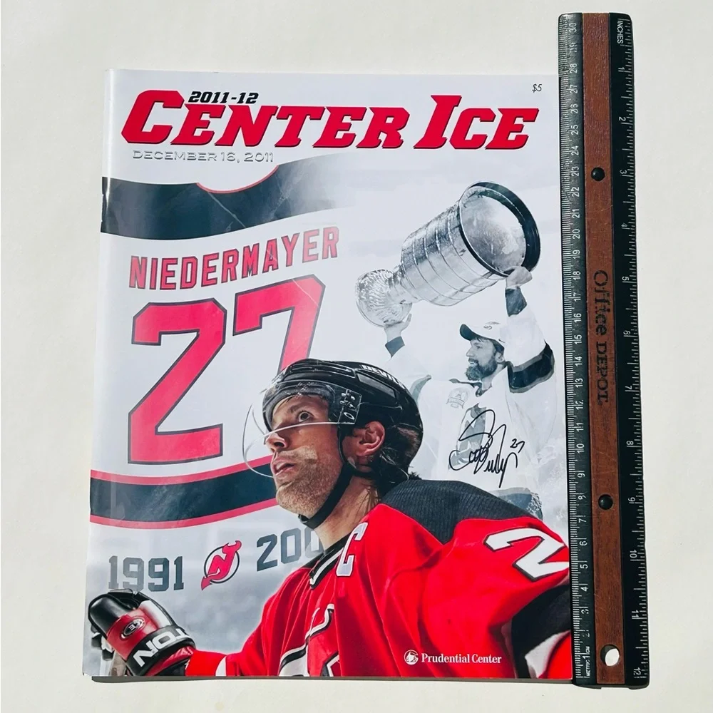 2011 Scott Niedermayer Retirement Night Program New Jersey Devils 12/16/11 NHL